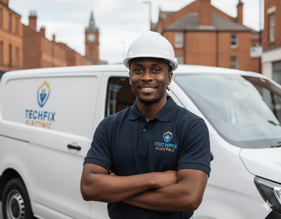 Thermal image of solar panels highlighting hotspots